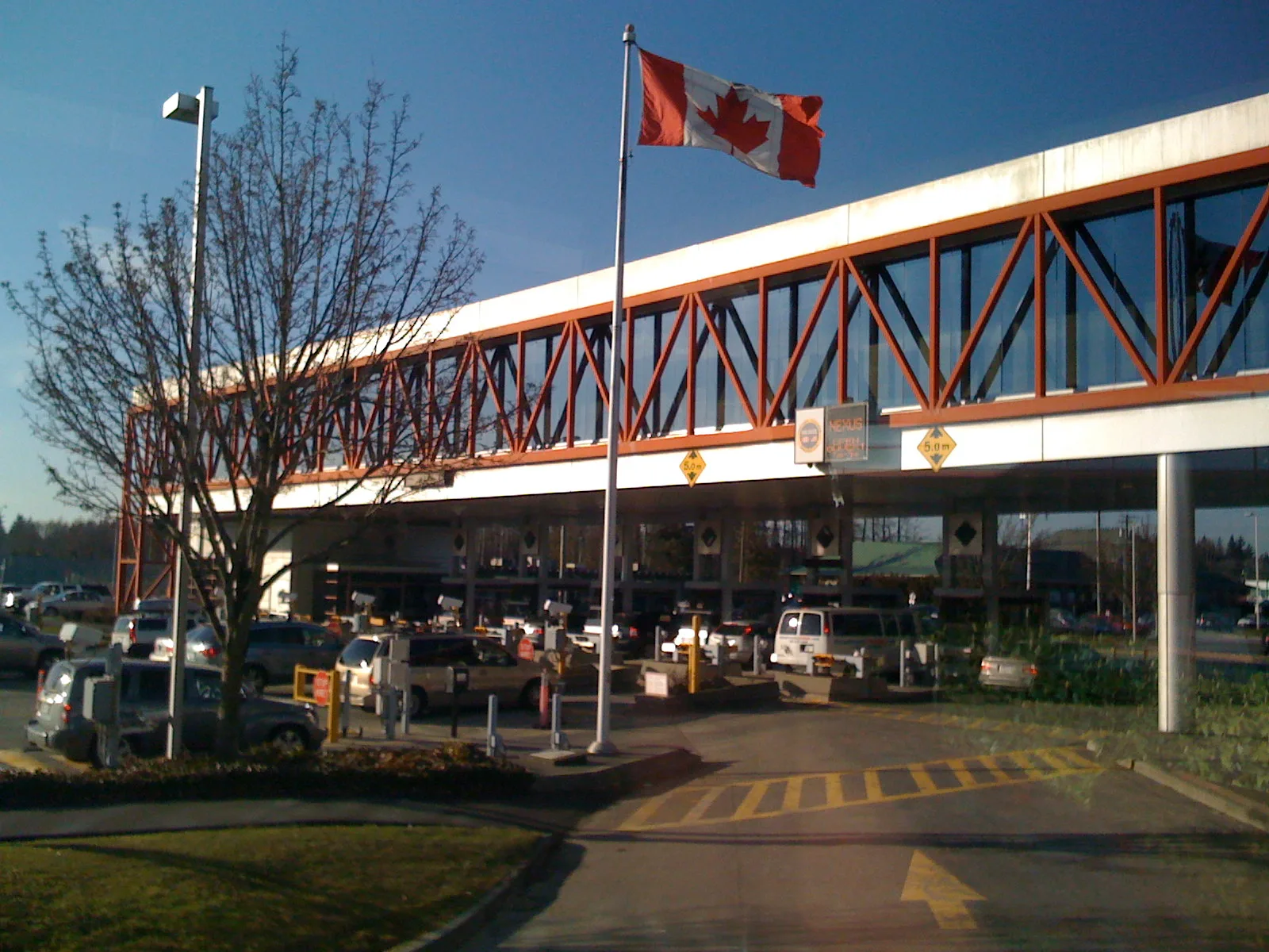 The Canadian Border Services Agency at the Pacific Highway crossing from Blaine, Washington to Surrey, British Columbia. Cross-border guests in US short-term rentals, serving Canadian visitors