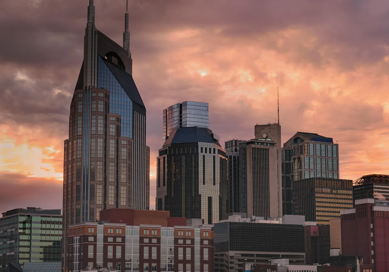 cityscape, sunset, city, buildings, nature, architecture, sky, clouds, urban, skyscrapers, skyline, nashville, tennessee, usa. Nashville Short-Term Rental Registration: Forms, Fees, and Deadlines